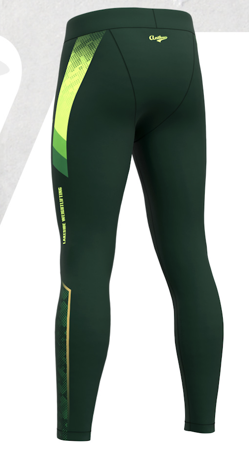 LAKESIDE WEIGHTLIFTING TEAM COMPRESSION PANTS & LEGGINGS (MENS & WOMENS SHAPES) - Image 3