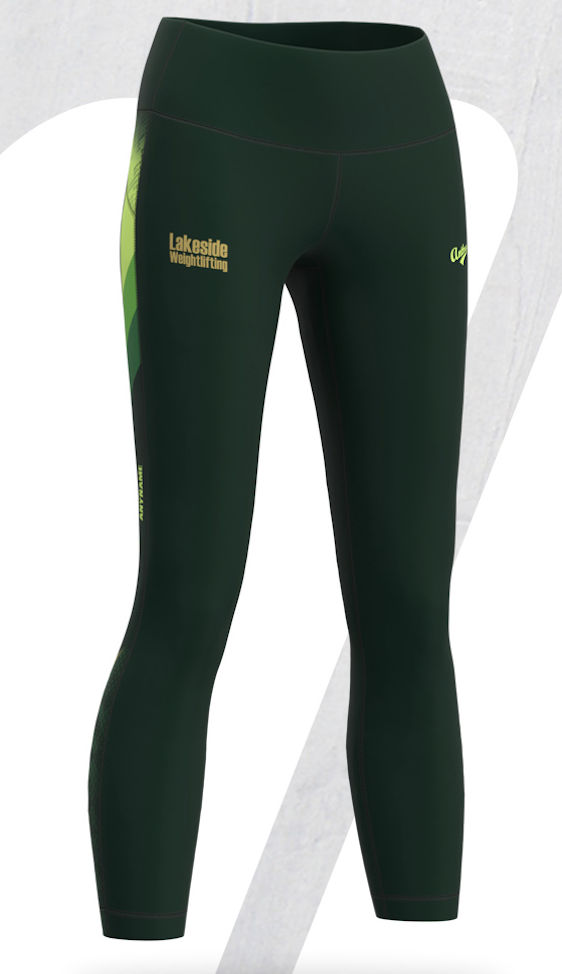LAKESIDE WEIGHTLIFTING TEAM COMPRESSION PANTS & LEGGINGS (MENS & WOMENS SHAPES)